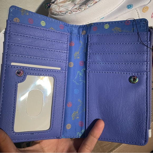 Loungefly Walt Disney EPCOT 40th Anniversary Backpack & Wallet Bundle Set NWT - Picture 14 of 15